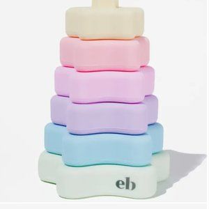 Star Shape Stacking Toy | Silicone Stacking Blocks | Educational Toys